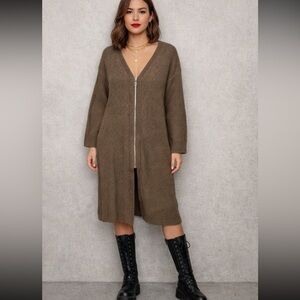 Modern Citizen Tan Knit Sweater dress sz M